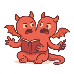 Monstres examinant des scorecards